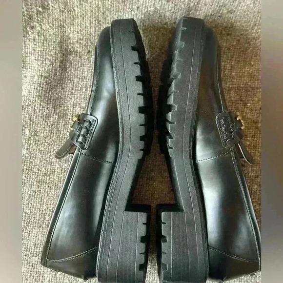 Sam Edelman Black “Teo” Loafer With Lug Soles Women’s Size 9 Like New! - Picture 10 of 13